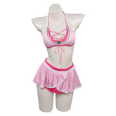 Prinzessin Peach 3tlg. Damen Bademode The Super Mario Bros. Movie Badeanzug